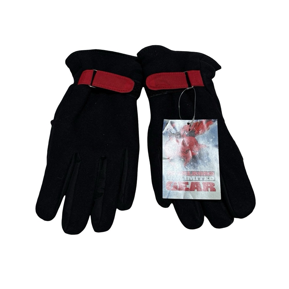 Marlboro Unlimited Gear Fleece Gloves Phillip Morris 1997 NWT Size‎ Small